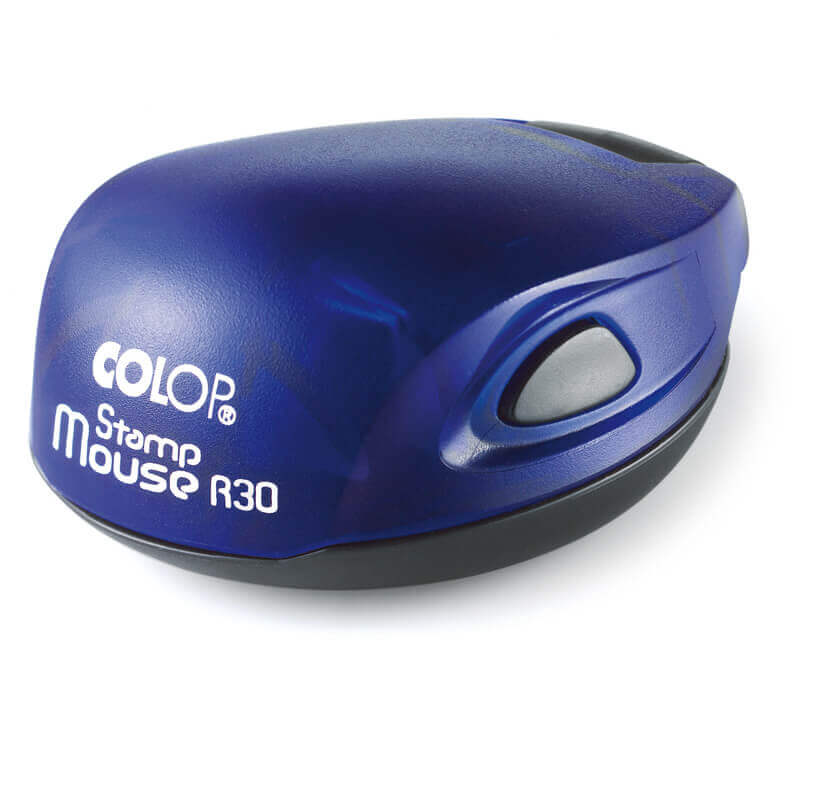 Stamp mouse R30 indigo