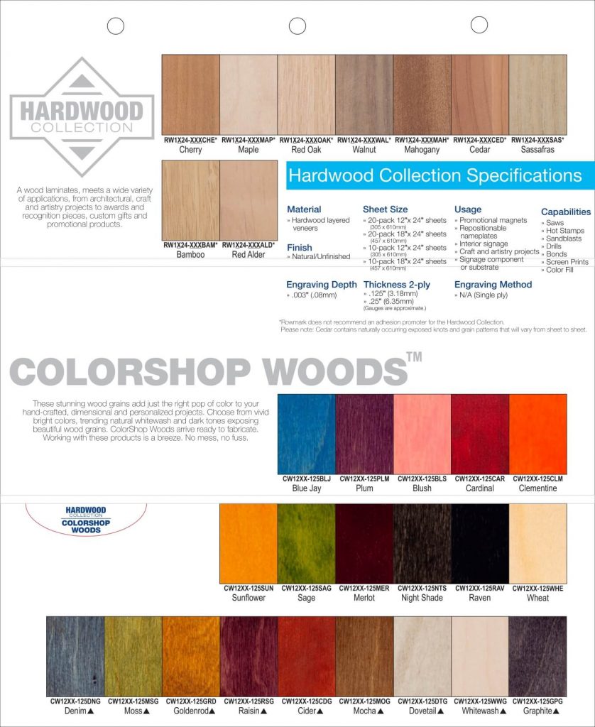 Hardwoods-ColorshopWoods colors